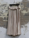 Mutedance 25 Autumn/Winter Elastic Lace Waist Casual Pants Series Flower Dye Handmade MD-MD25FW101-beige